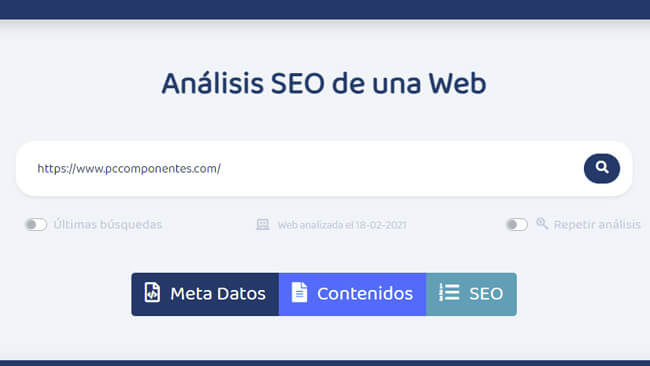 analisis seo web on page completo