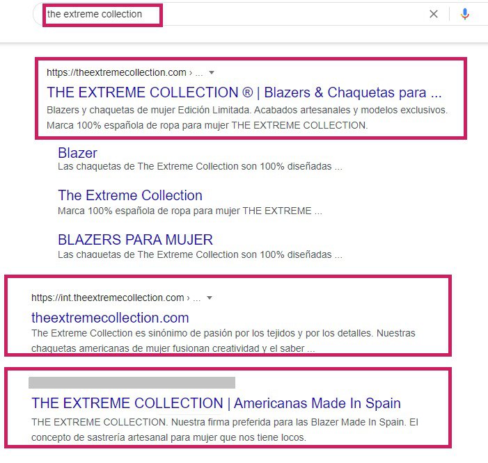 ejemplo de categorias seo para ecommerce