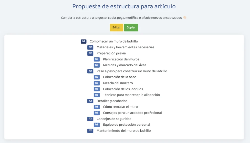 2. Estructura de encabezados seo optimizada